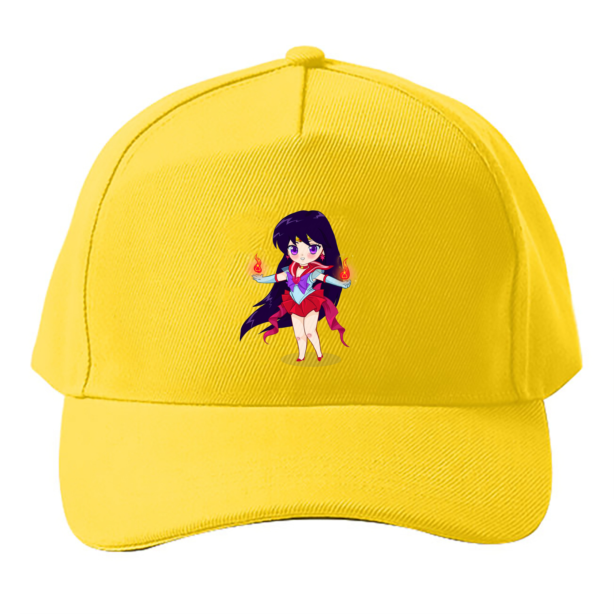 （画像用） 美少女戦士セーラームーン 火野レイ ひの レイ Sailor Moon Hino Rei （セーラーマーズ,Sailor Mars） ベースボールキャップ 綿100％ 男女兼用 帽子 スポーツ